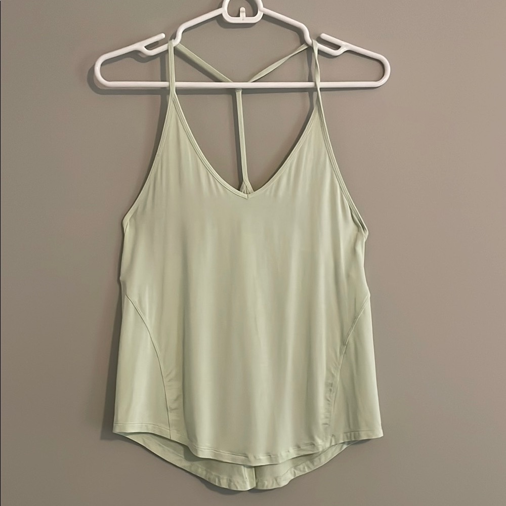 Women's Light Green Strappy Top